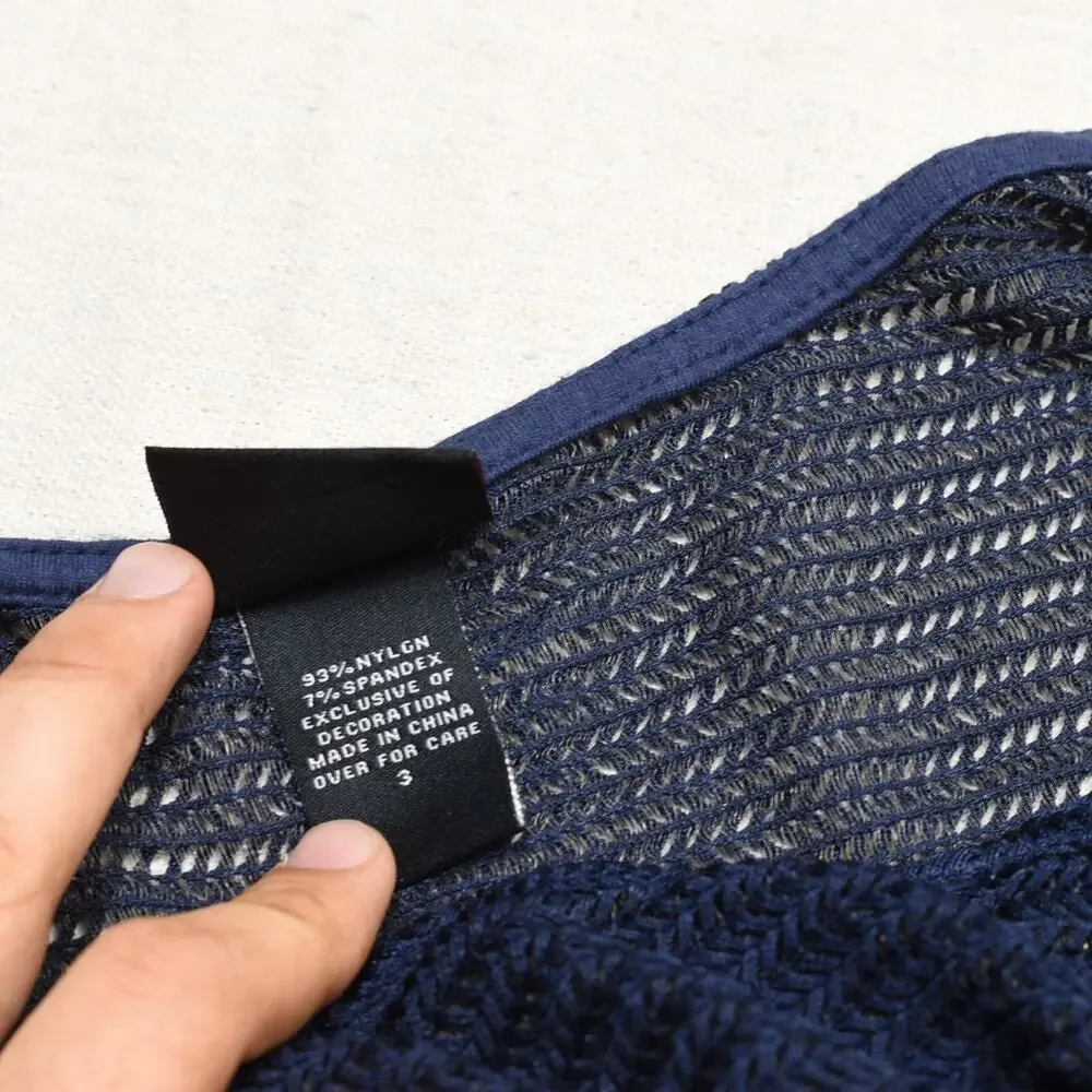 Torrid Women Blouse Knit Short Sleeve Solid Crew Neck Polyester Blue Plus Size 3 - Picture 7 of 8